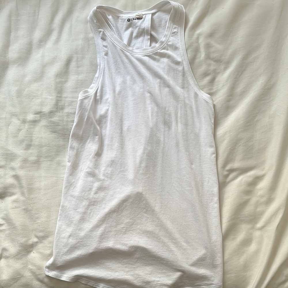 Lululemon White Tank Top